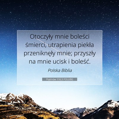 Psalmów 116:3 POLUBG Obraz Wersetu Biblijnego