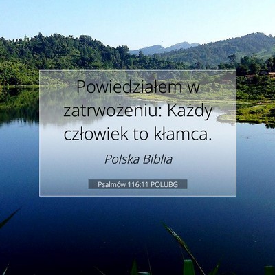 Psalmów 116:11 POLUBG Obraz Wersetu Biblijnego