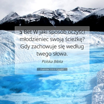 Psalmów 119:9 POLUBG Obraz Wersetu Biblijnego