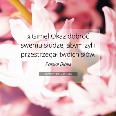 Psalmów 119:17 POLUBG Obraz Wersetu Biblijnego