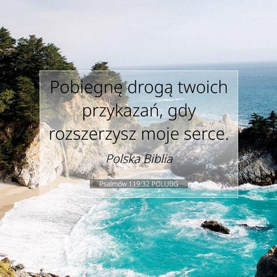 Psalmów 119:32 POLUBG Obraz Wersetu Biblijnego