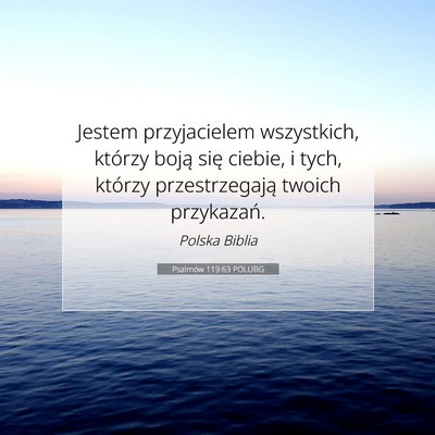 Psalmów 119:63 POLUBG Obraz Wersetu Biblijnego