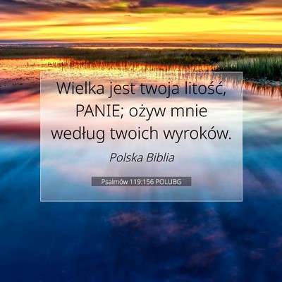 Psalmów 119:156 POLUBG Obraz Wersetu Biblijnego