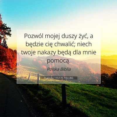 Psalmów 119:175 POLUBG Obraz Wersetu Biblijnego