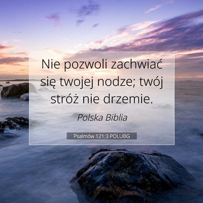 Psalmów 121:3 POLUBG Obraz Wersetu Biblijnego