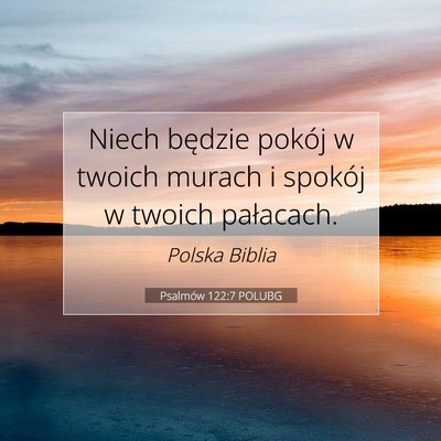Psalmów 122:7 POLUBG Obraz Wersetu Biblijnego