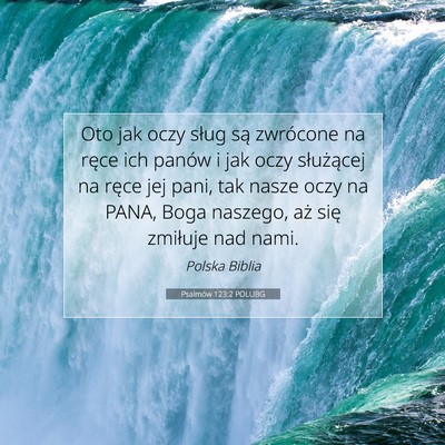 Psalmów 123:2 POLUBG Obraz Wersetu Biblijnego