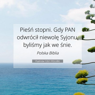 Psalmów 126:1 POLUBG Obraz Wersetu Biblijnego