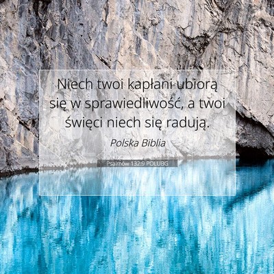 Psalmów 132:9 POLUBG Obraz Wersetu Biblijnego