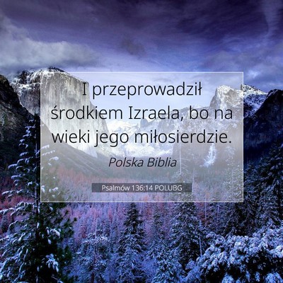 Psalmów 136:14 Werset Biblijny Wyjaśniony
