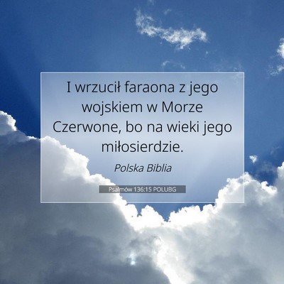 Psalmów 136:15 POLUBG Obraz Wersetu Biblijnego