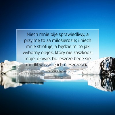 Psalmów 141:5 Werset Biblijny Wyjaśniony