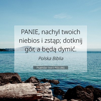 Psalmów 144:5 POLUBG Obraz Wersetu Biblijnego