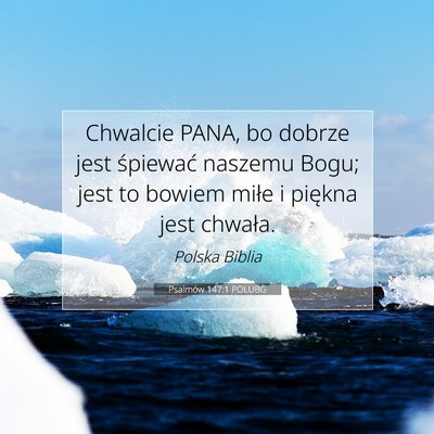 Psalmów 147:1 POLUBG Obraz Wersetu Biblijnego