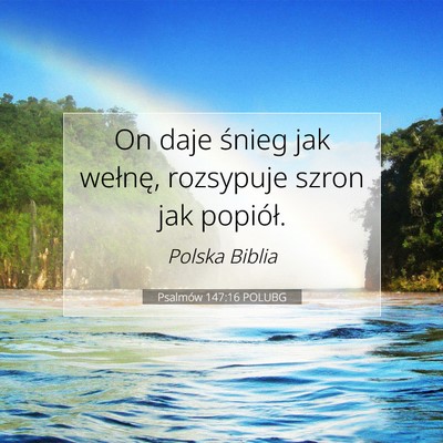 Psalmów 147:16 POLUBG Obraz Wersetu Biblijnego