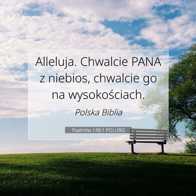 Psalmów 148:1 POLUBG Obraz Wersetu Biblijnego