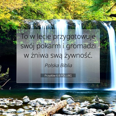 Przysłów 6:8 Werset Biblijny Wyjaśniony