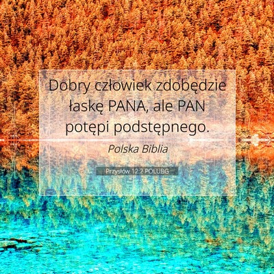 Przysłów 12:2 POLUBG Obraz Wersetu Biblijnego