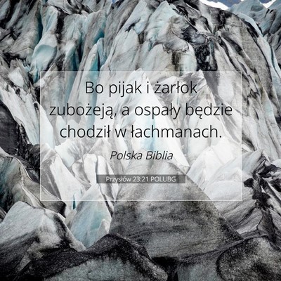 Przysłów 23:21 Werset Biblijny Wyjaśniony