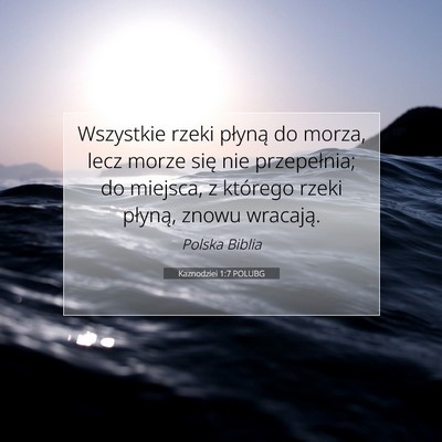 Kaznodziei 1:7 Werset Biblijny Wyjaśniony
