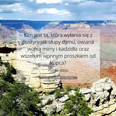 Pieśń nad Pieśniami 3:6 POLUBG Obraz Wersetu Biblijnego