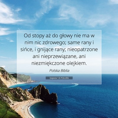 Izajasza 1:6 POLUBG Obraz Wersetu Biblijnego