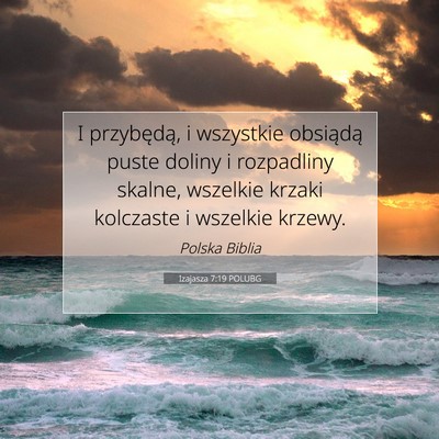 Izajasza 7:19 Werset Biblijny Wyjaśniony