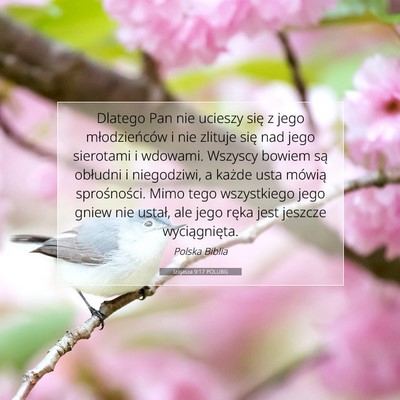 Izajasza 9:17 POLUBG Obraz Wersetu Biblijnego