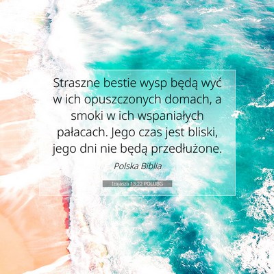 Izajasza 13:22 Werset Biblijny Wyjaśniony