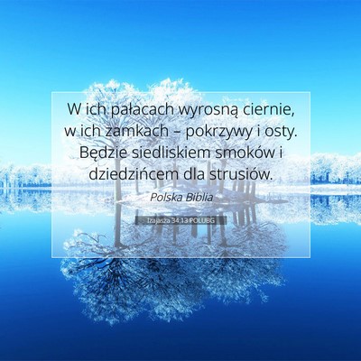 Izajasza 34:13 Werset Biblijny Wyjaśniony