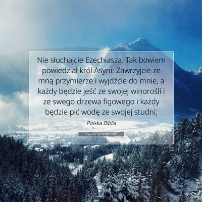 Izajasza 36:16 POLUBG Obraz Wersetu Biblijnego