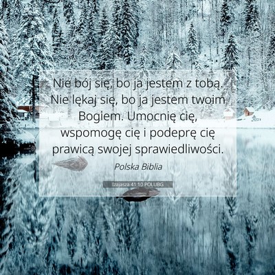Izajasza 41:10 POLUBG Obraz Wersetu Biblijnego