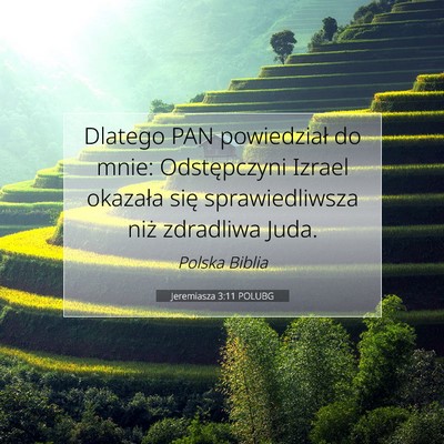 Jeremiasza 3:11 POLUBG Obraz Wersetu Biblijnego