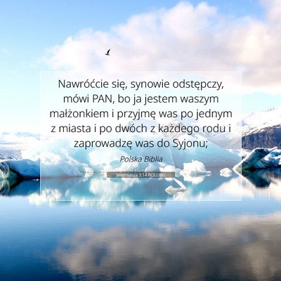 Jeremiasza 3:14 POLUBG Obraz Wersetu Biblijnego