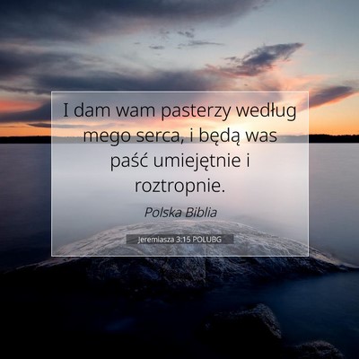Jeremiasza 3:15 POLUBG Obraz Wersetu Biblijnego