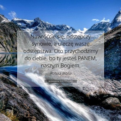 Jeremiasza 3:22 POLUBG Obraz Wersetu Biblijnego