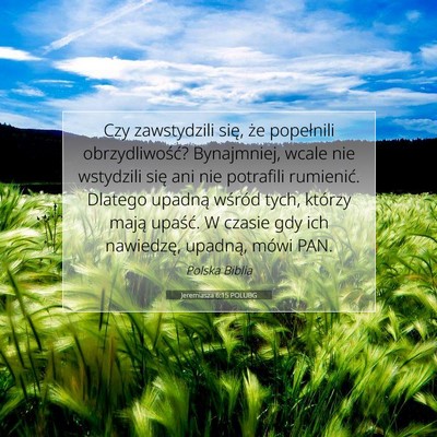Jeremiasza 6:15 POLUBG Obraz Wersetu Biblijnego