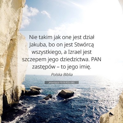 Jeremiasza 10:16 POLUBG Obraz Wersetu Biblijnego