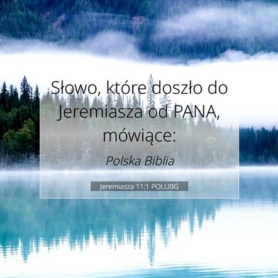 Jeremiasza 11:1 POLUBG Obraz Wersetu Biblijnego