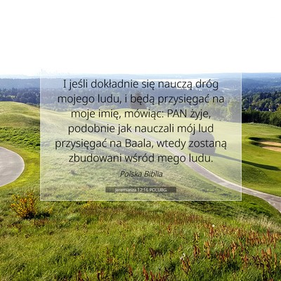 Jeremiasza 12:16 POLUBG Obraz Wersetu Biblijnego