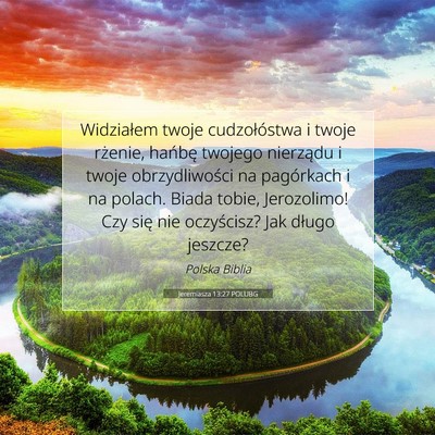 Jeremiasza 13:27 POLUBG Obraz Wersetu Biblijnego