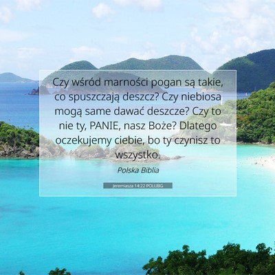 Jeremiasza 14:22 POLUBG Obraz Wersetu Biblijnego
