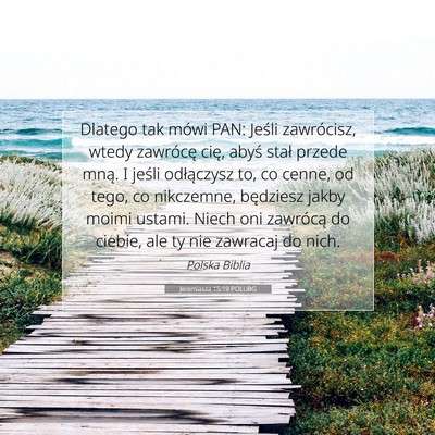 Jeremiasza 15:19 POLUBG Obraz Wersetu Biblijnego