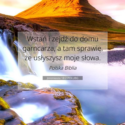 Jeremiasza 18:2 POLUBG Obraz Wersetu Biblijnego