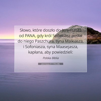 Jeremiasza 21:1 POLUBG Obraz Wersetu Biblijnego