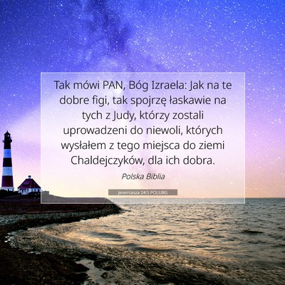 Jeremiasza 24:5 POLUBG Obraz Wersetu Biblijnego