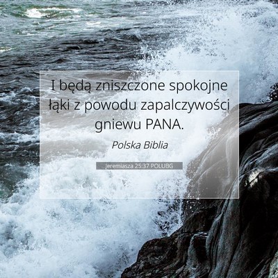 Jeremiasza 25:37 POLUBG Obraz Wersetu Biblijnego