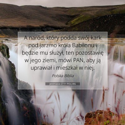 Jeremiasza 27:11 Werset Biblijny Wyjaśniony