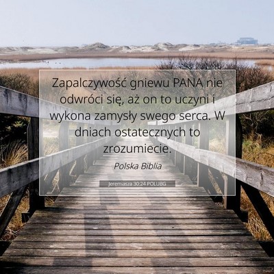 Jeremiasza 30:24 POLUBG Obraz Wersetu Biblijnego