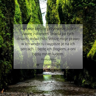 Jeremiasza 31:33 POLUBG Obraz Wersetu Biblijnego
